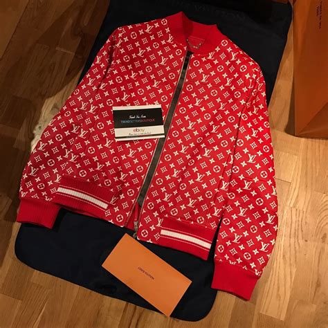 supreme louis vuitton jacket replica|louis vuitton supreme jacket price.